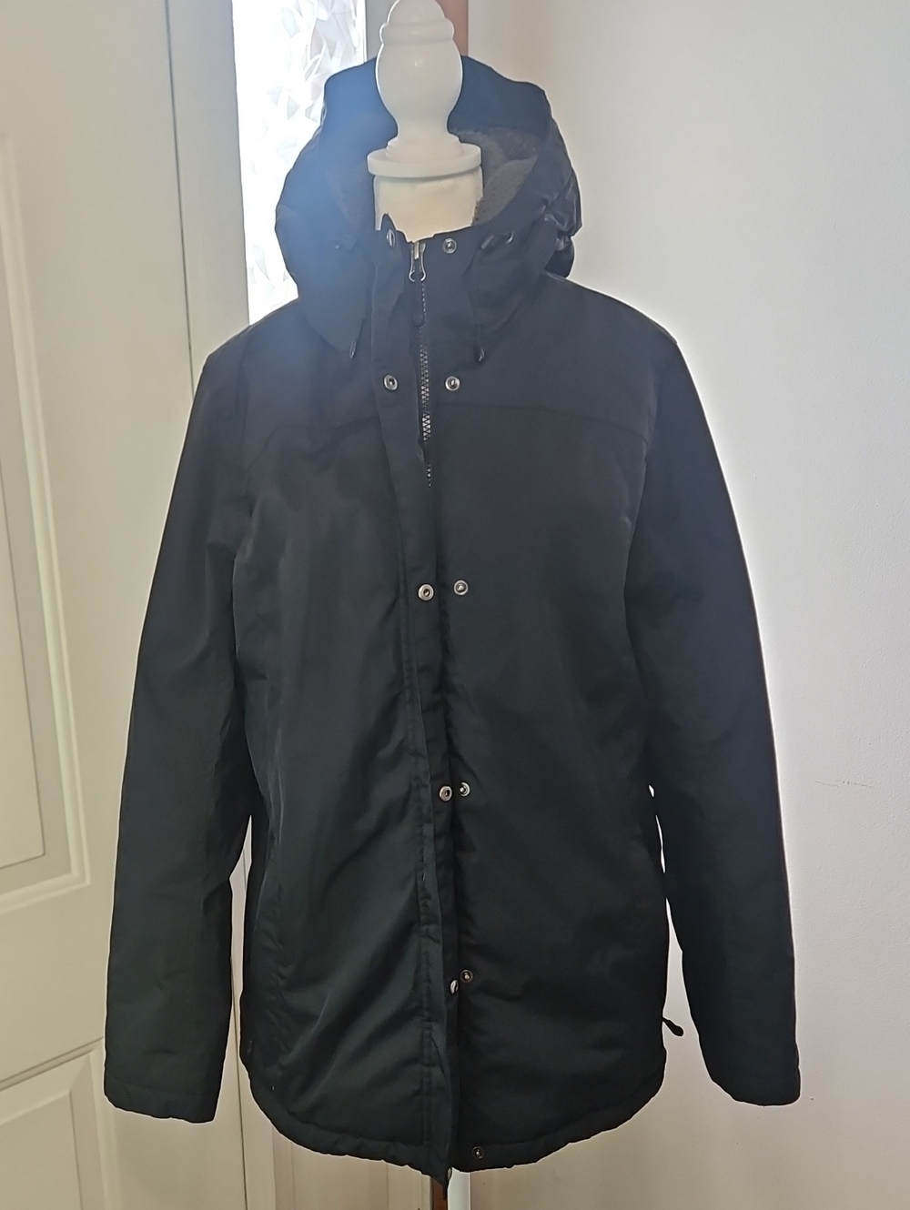 Boys's Hooded LL Bean Insulated Jacket Black Large